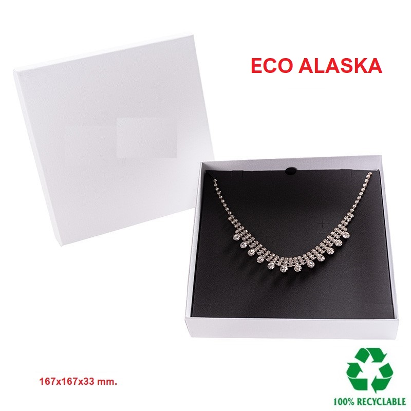 Caja Eco Alaska Collar/aderezo 167x167x33 mm.